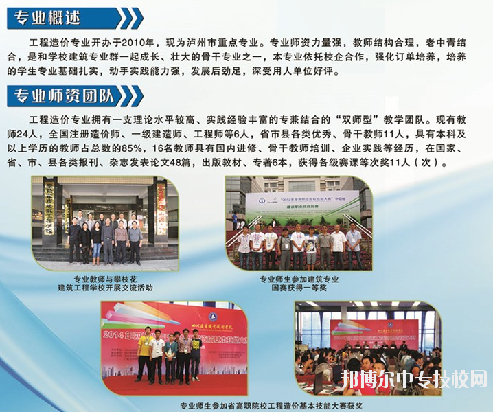 四川省瀘縣建筑職業(yè)中專學(xué)校：工程造價(jià)專業(yè)