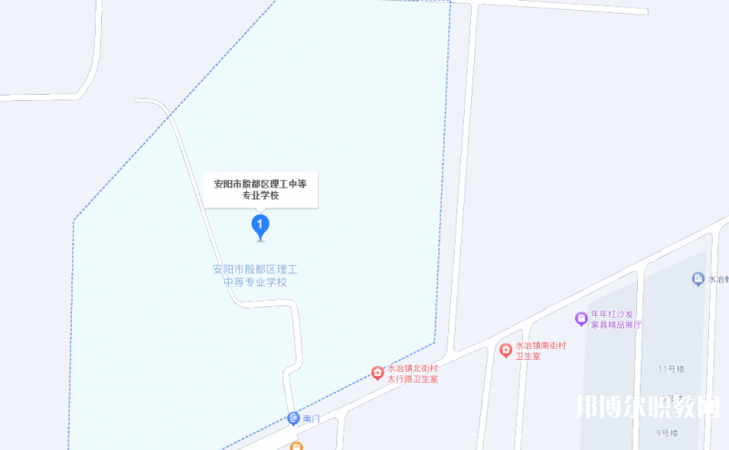 安陽市殷都區(qū)理工中等專業(yè)學校地址，乘車路線
