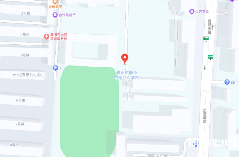 濮陽油田職業(yè)中等專業(yè)學(xué)校地址，乘車路線