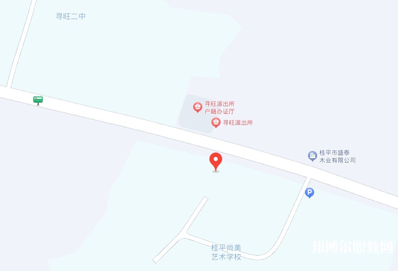 桂平尚美藝術(shù)學校地址，乘車路線