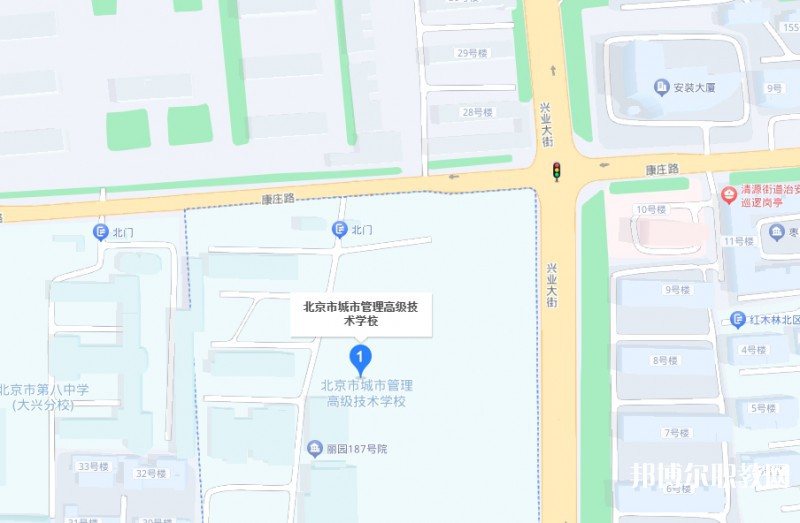 北京市城市管理高級(jí)技術(shù)學(xué)校地址，乘車路線