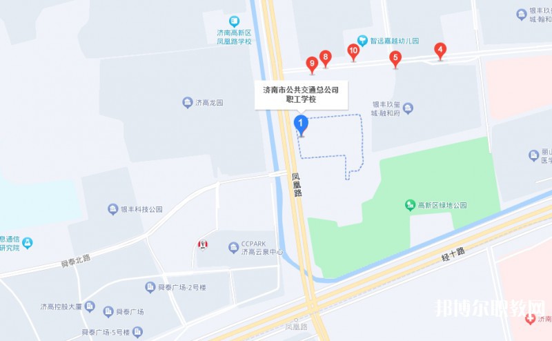 濟南市公共交通職業(yè)高級中學地址，乘車路線