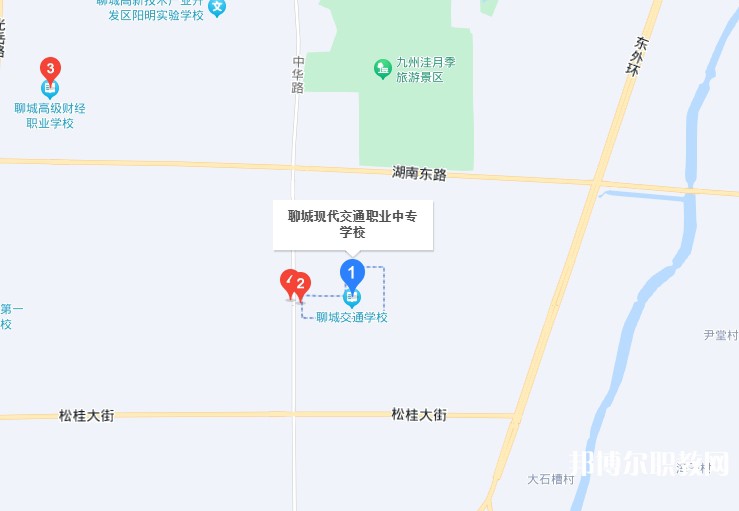聊城現(xiàn)代交通職業(yè)中等專業(yè)學(xué)校地址，乘車路線