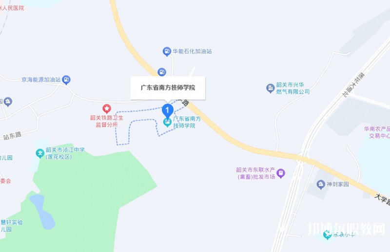 廣東省南方技師學院地址，乘車路線