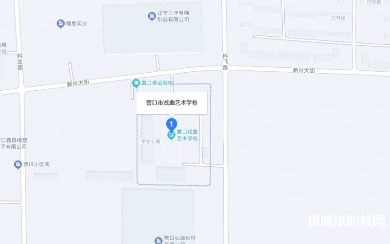 營(yíng)口市戲曲學(xué)校地址，乘車路線