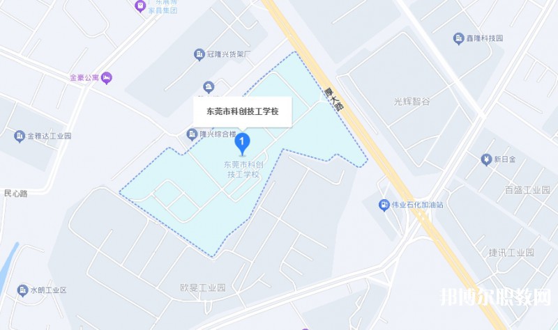 東莞市科創(chuàng)技工學(xué)校地址，乘車路線