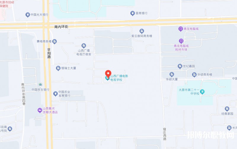 山西廣播電影電視學校地址，乘車路線